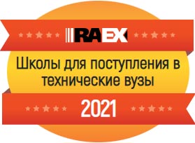 Рейтинг школ, готовящих абитуриентов для лучших вузов технического профиля (2021 год, RAEX совместно с ФАМ)